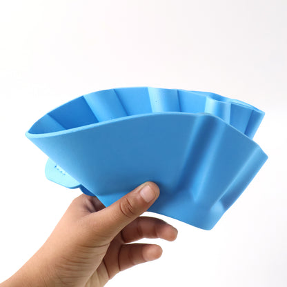 Toddler & Infant Bathing Visor Hat | Reusable, Flexible, Eye & Ear Water Shield (Mix Design)