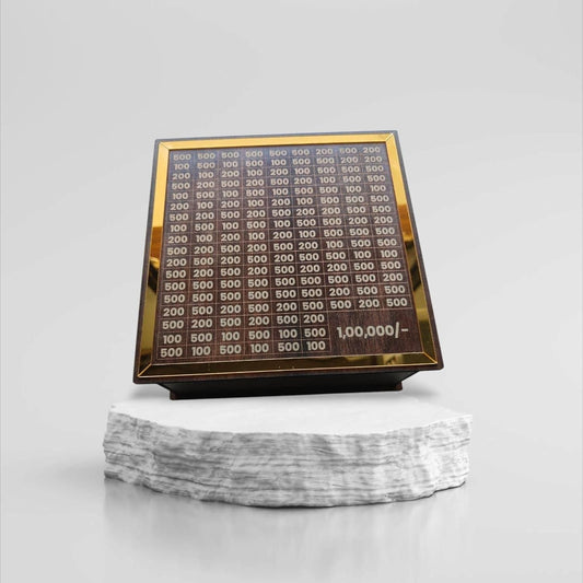 Savings Challenge Piggy Bank | Money Goal Tracker Box for Adults & Kids