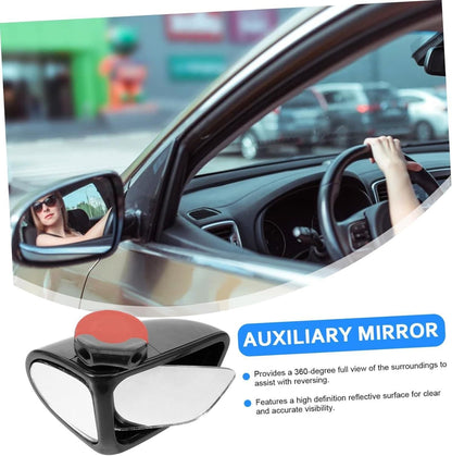 Adjustable Car Blind Spot Mirror | Wide Angle Auxiliary Rearview