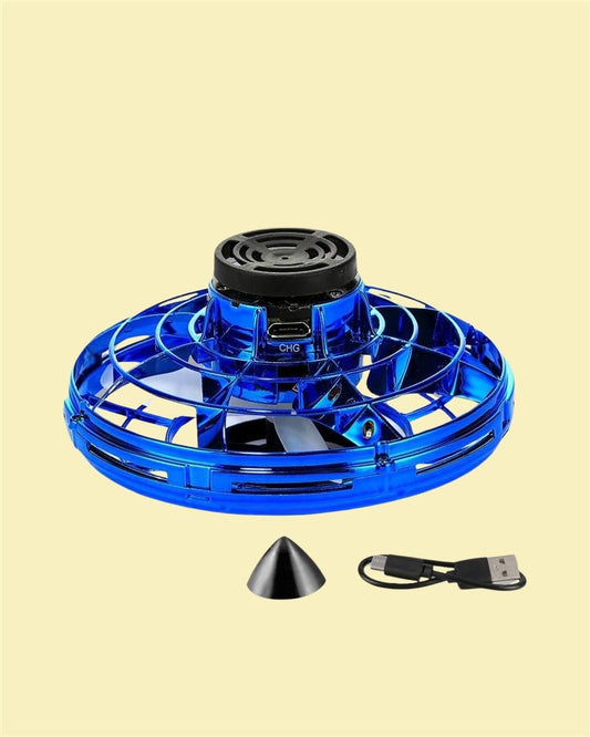 Rechargeable Flying Spinner Ball | LED Hand Drone Toy for Outdoor Fun