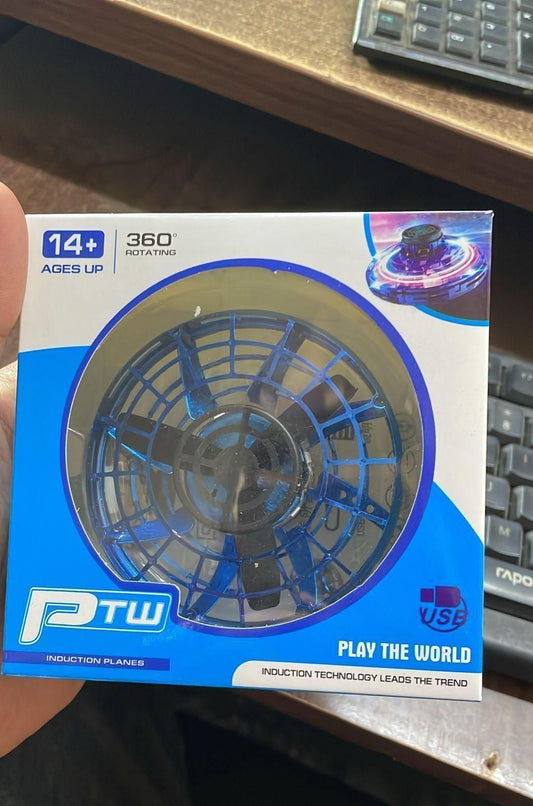 Rechargeable Flying Spinner Ball | LED Hand Drone Toy for Outdoor Fun