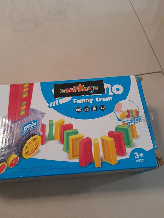 Domino Rally Train with Sound Effects | Fun Educational Building Block Toy