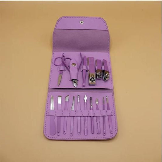 Manicure & Pedicure Set for Women: Professional Nail Care Kit for Home Spa