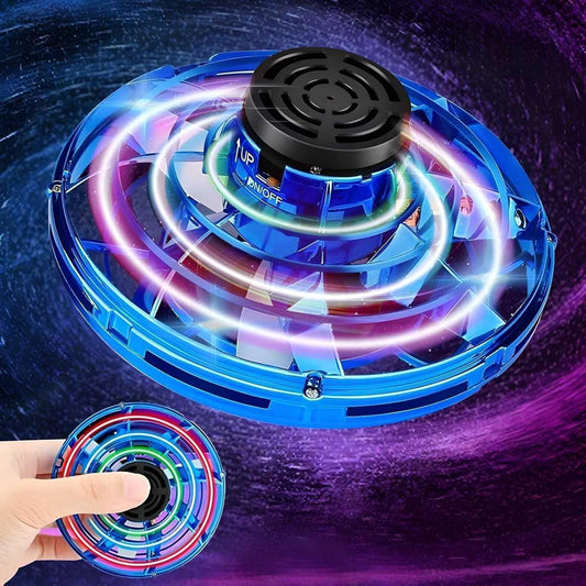 Rechargeable Flying Spinner Ball | LED Hand Drone Toy for Outdoor Fun