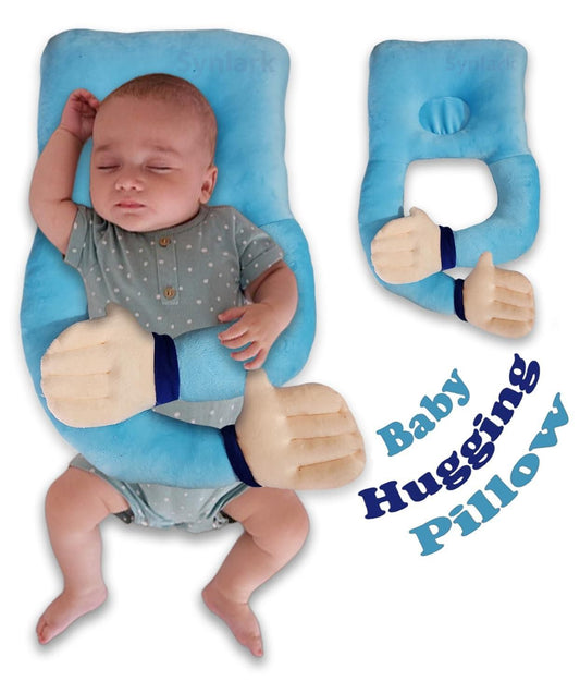 Soft Baby Hugging Pillow | Infant Head & Neck Support for Safe Sleep