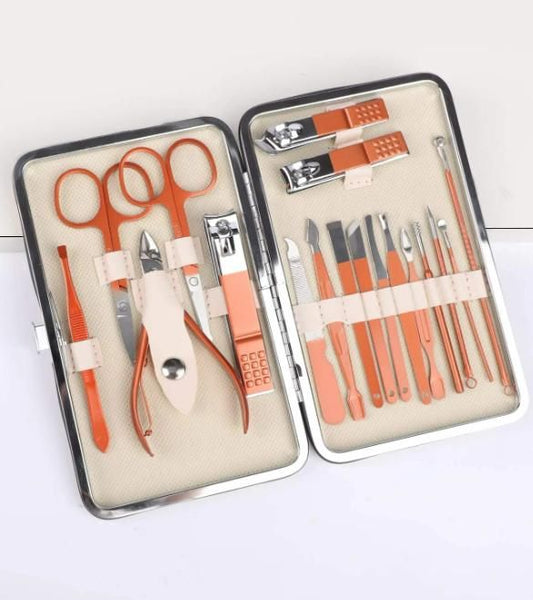 Manicure & Pedicure Nail Tool Set: Professional At-Home Nail Care Kit