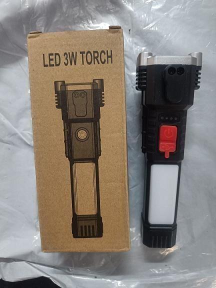 Multifunctional Work Portable LED Flashlight: Bright, Durable & Versatile Light