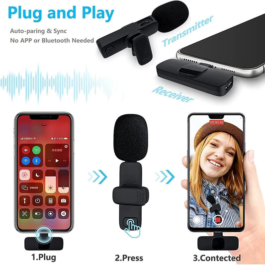 Wireless Microphone: High-Quality Audio for Karaoke, Streaming & Performances