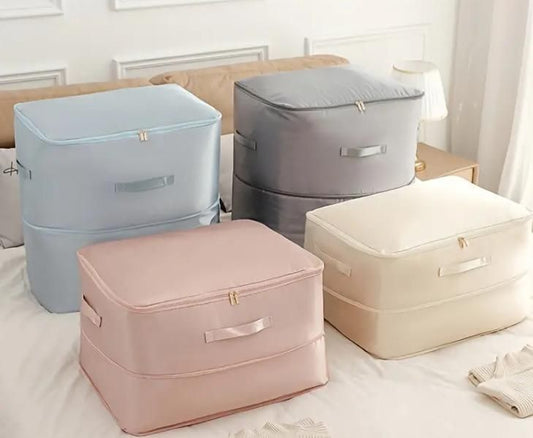 Self-Compression Storage Organizer | Save Space Without a Vacuum Pump