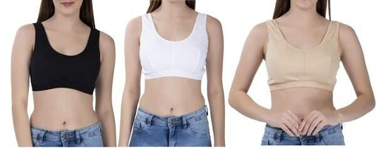 Women's Multicolor Air Bra (Pack of 3): Comfortable & Breathable Everyday Wear