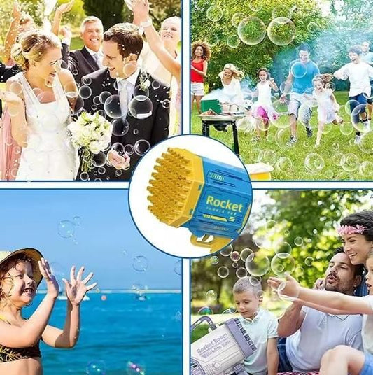 Best Bubble Gun Toy for Kids | High-Output Automatic Bubble Maker Gift