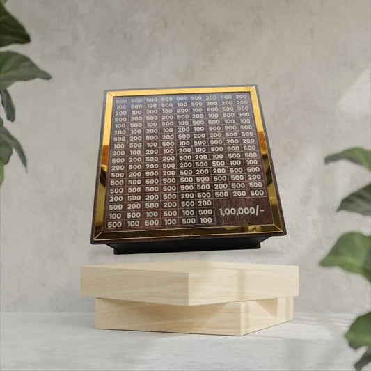 Savings Challenge Piggy Bank | Money Goal Tracker Box for Adults & Kids