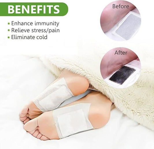 Overnight Body Detox Foot Patches: Simple Way to Cleanse While You Sleep