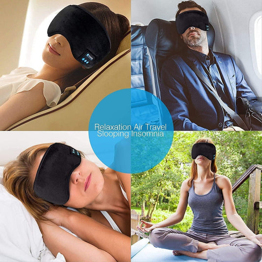 Wireless Bluetooth Eye Mask with Music: Relaxing Sleep Aid with Audio
