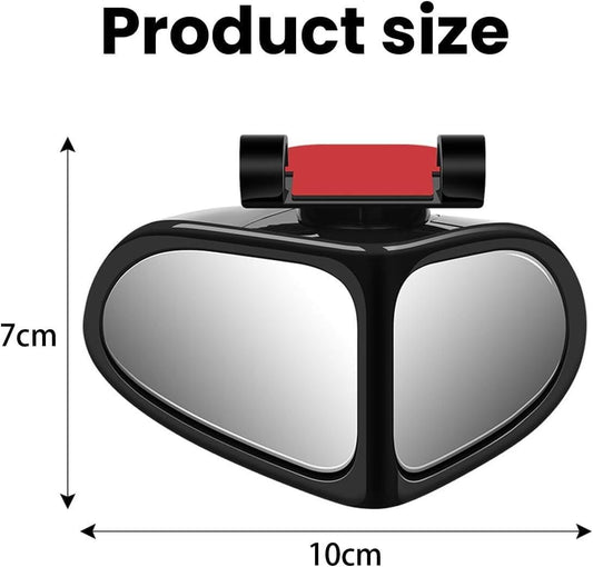 Adjustable Car Blind Spot Mirror | Wide Angle Auxiliary Rearview