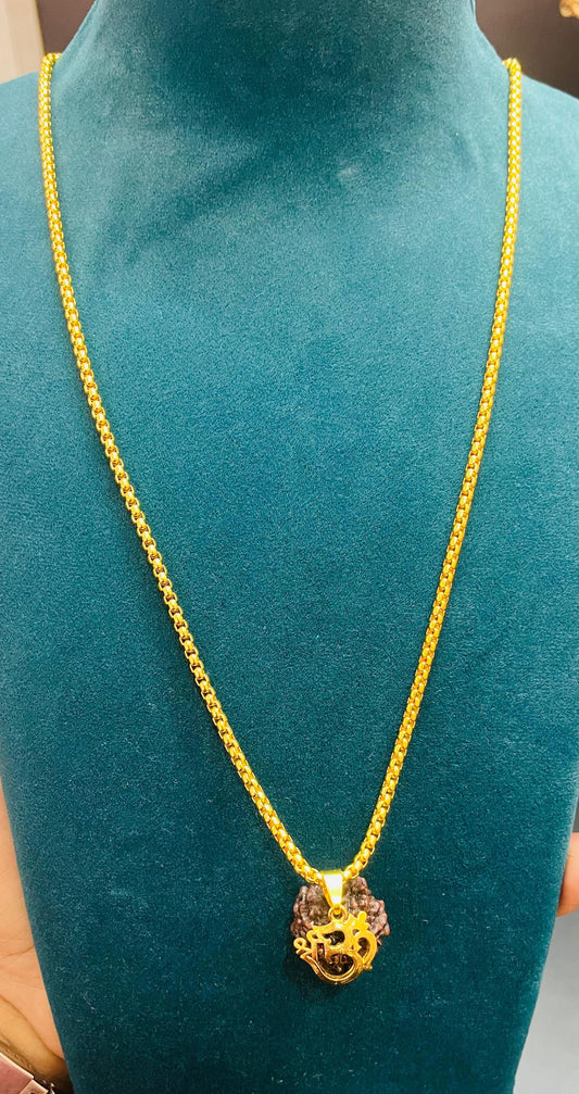 Best Om Rudraksha Pendant & Chain: Authentic Spiritual Accessory for Devotees