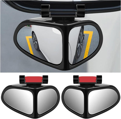 Adjustable Car Blind Spot Mirror | Wide Angle Auxiliary Rearview