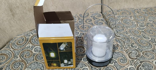Vintage Style LED Camping Lantern: Rechargeable, Hanging Tent Light for Outages