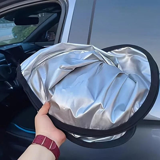 Collapsible Car Window Sun Cover | Easy Fold & Store Sun Visor