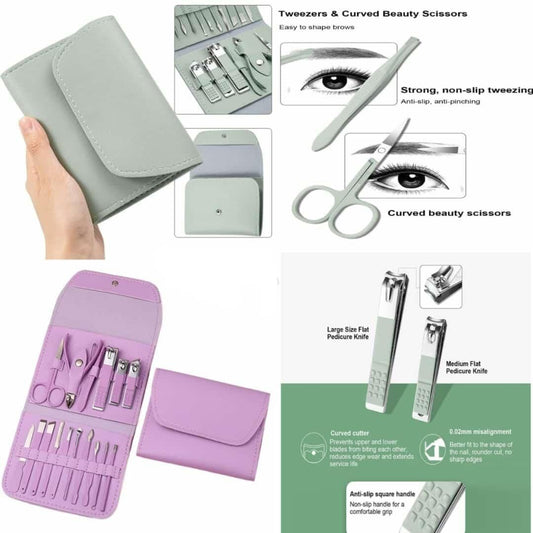 Manicure & Pedicure Set for Women: Professional Nail Care Kit for Home Spa