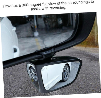 Adjustable Car Blind Spot Mirror | Wide Angle Auxiliary Rearview