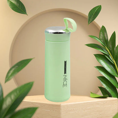 Kids & Gym 400ml Glass Water Bottle - Leak-Proof Daily Hydration Tracker
