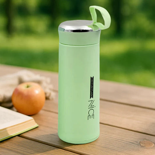 Kids & Gym 400ml Glass Water Bottle - Leak-Proof Daily Hydration Tracker