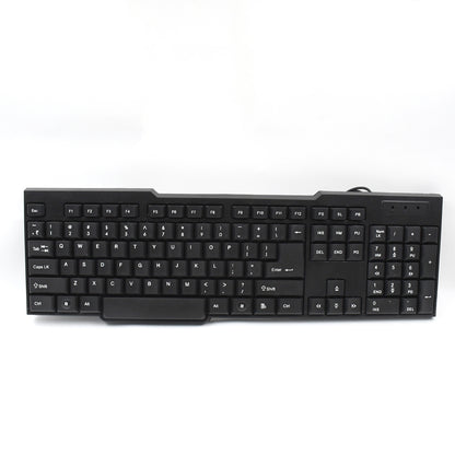 Full-Size Wired USB Keyboard (104 Keys) for PC & Laptop | Standard Plug & Play