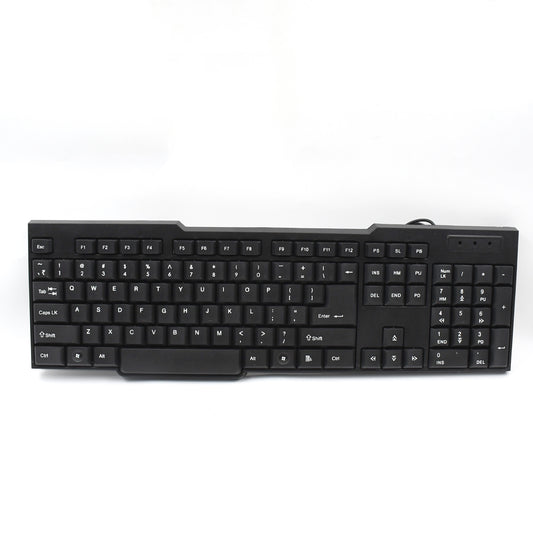 Full-Size Wired USB Keyboard (104 Keys) for PC & Laptop | Standard Plug & Play