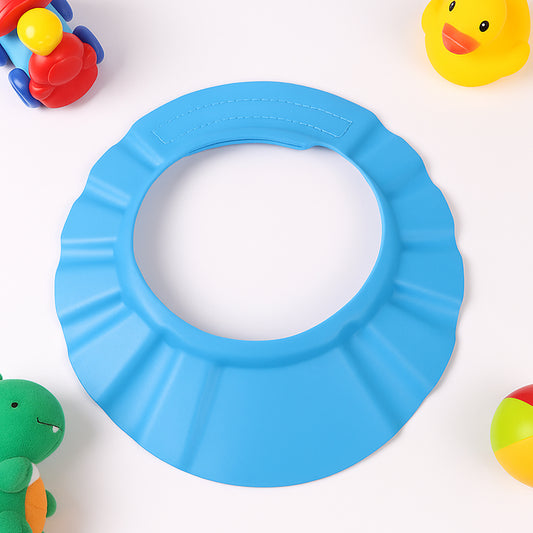 Toddler & Infant Bathing Visor Hat | Reusable, Flexible, Eye & Ear Water Shield (Mix Design)
