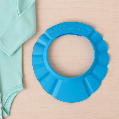 Toddler & Infant Bathing Visor Hat | Reusable, Flexible, Eye & Ear Water Shield (Mix Design)